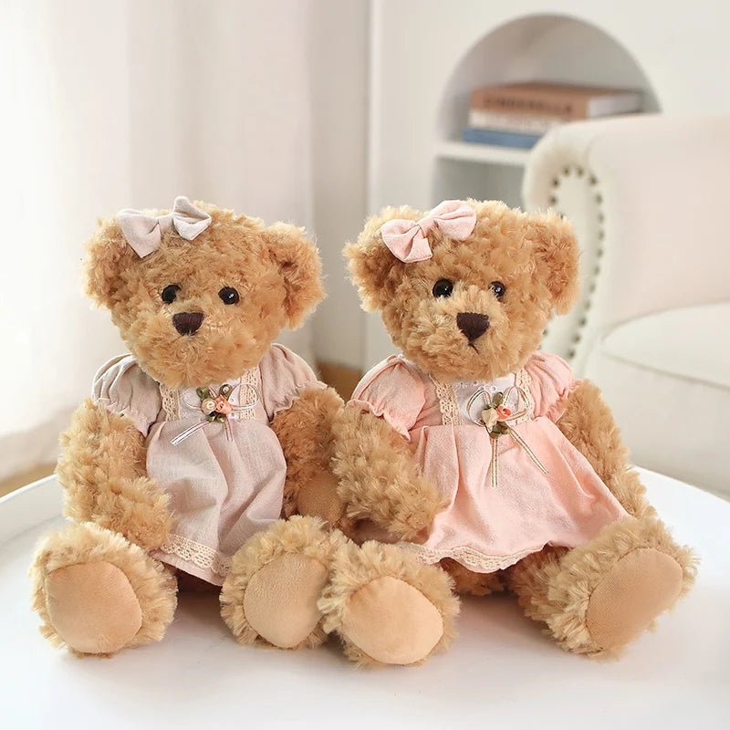 2pcs/lot 26cm Couple Little Bear Plush Toys - Blissfullplanet