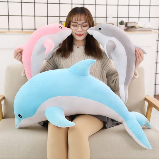 Big Size Dolphin Plush Toys - Blissfullplanet