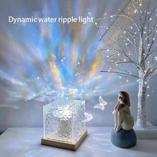 Crystal Lamp Water Ripple Projector - Blissfullplanet