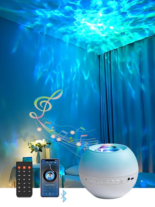 NEW Water Ripples Galaxy Light Projector with Bluetooth Speaker - Blissfullplanet